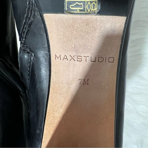 Max Studio Black Lace Up Boots - Picture 15 of 16